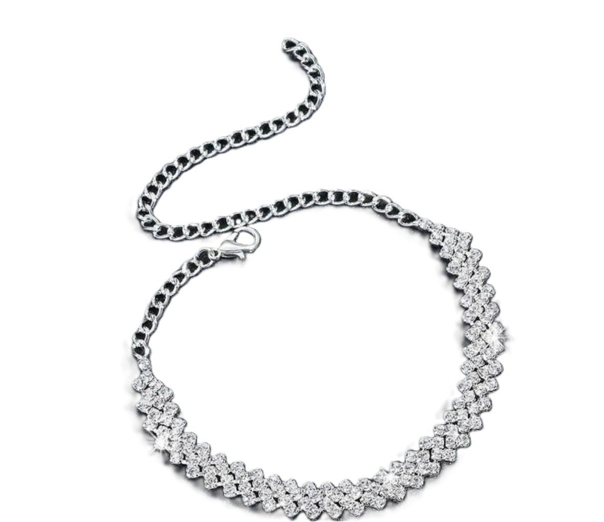 SMTE - Adjustable Sparkling Moissanite Tennis Bracelet