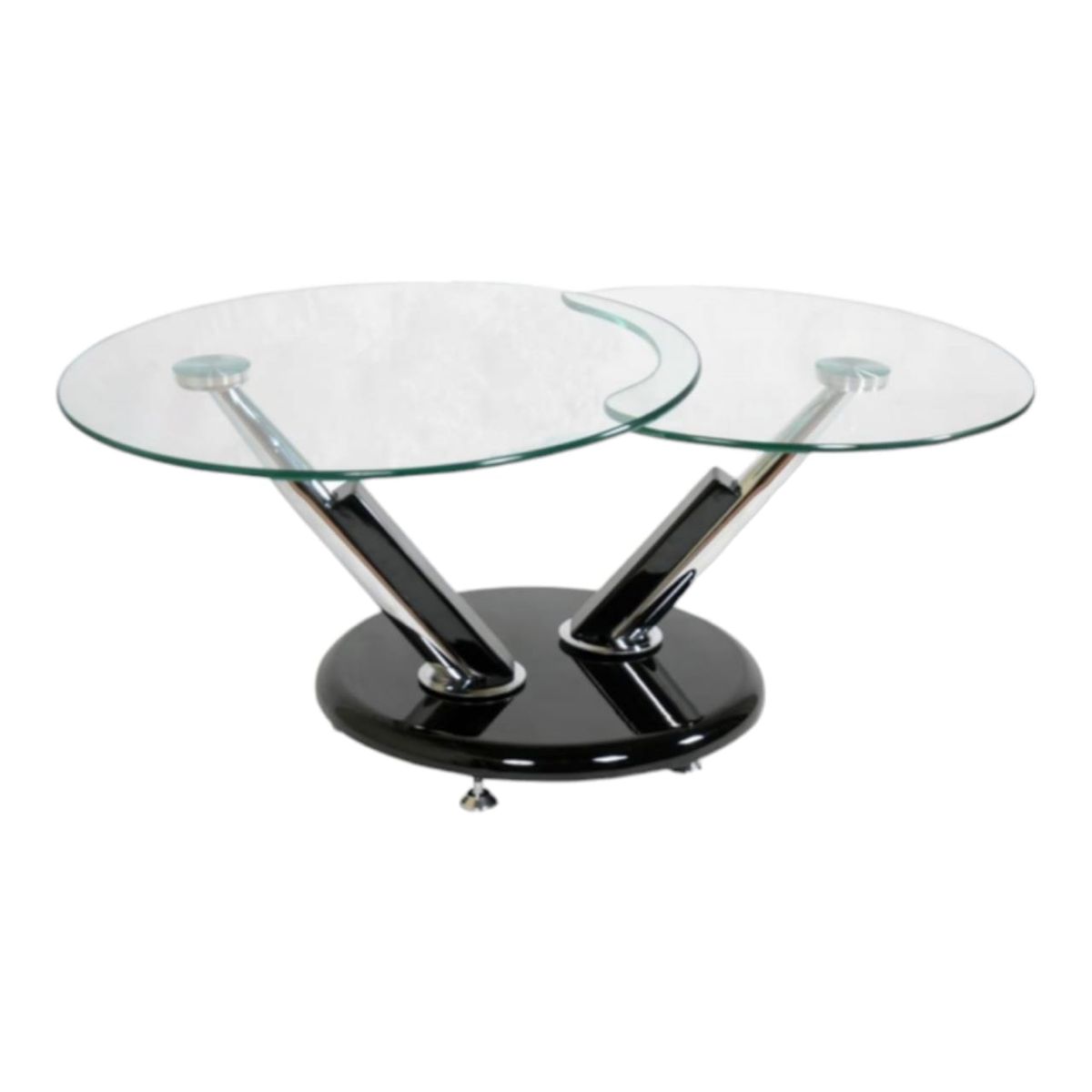 SMTE - Coffee TablesRound Tempered Glass