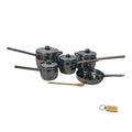 SMTE - Sunshine Kitchen Pot SetAnti heat handles With Keyring