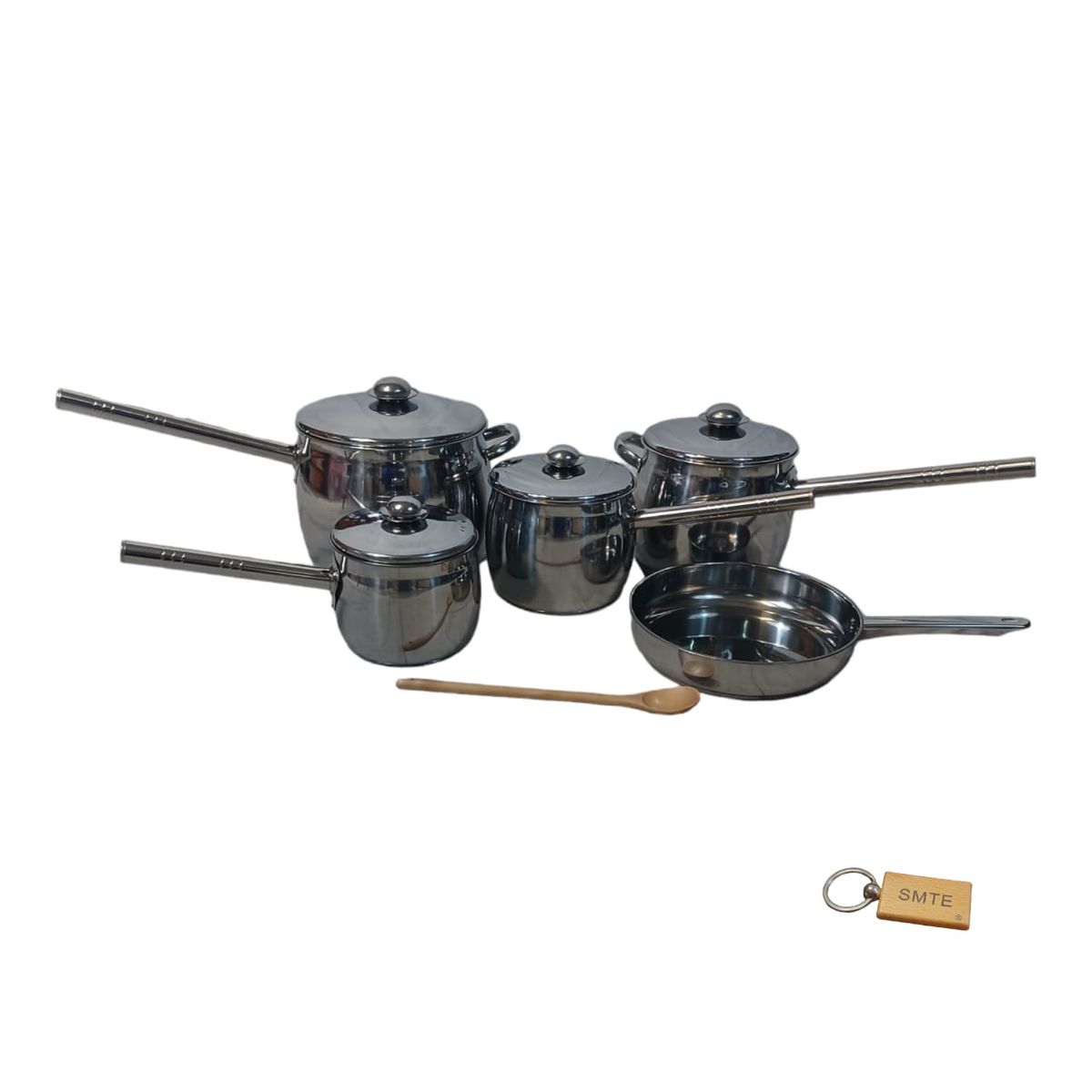 SMTE - Sunshine Kitchen Pot SetAnti heat handles With Keyring