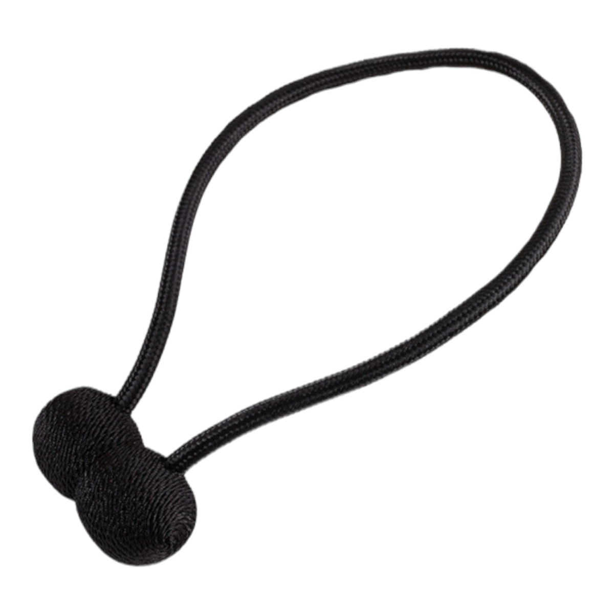SMTE - Avi-Quality Curtain Tie-Back-Ball - 4 Piece - Black