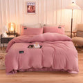 SMTE - Polka Comforter Set - Dusty Pink
