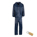 SMTE - Premium Black Denim Conti Suit 2Piece &  Keyring32 L x 36 W cm
