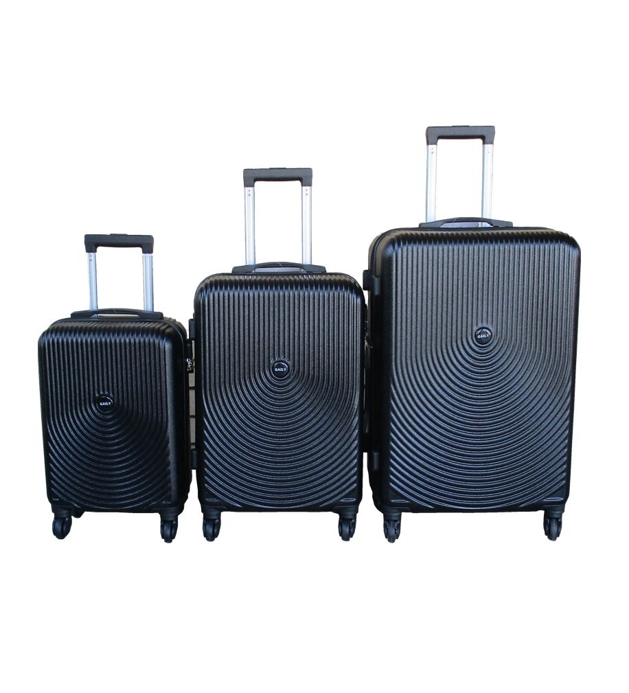 SMTE - 3Piece Travel 27Inch Luggage Suitcase Bag SetStylishBlack