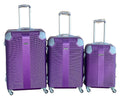 SMTE - Le Emporer3 Piece Luggage SetLight Weight SuitcasePurple