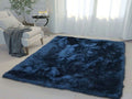 SMTE - Blue Fluffy Shaggy Rug(200x150)