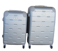 SMTE - 2 Piece Luggage Set - Silver
