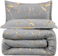 SMTE - Luxuries Velvet Comforter Set - 3-Piece - Light Grey