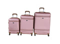 SMTE - 3Piece Travel Luggage Suitcase Bag SetStylishRose Gold