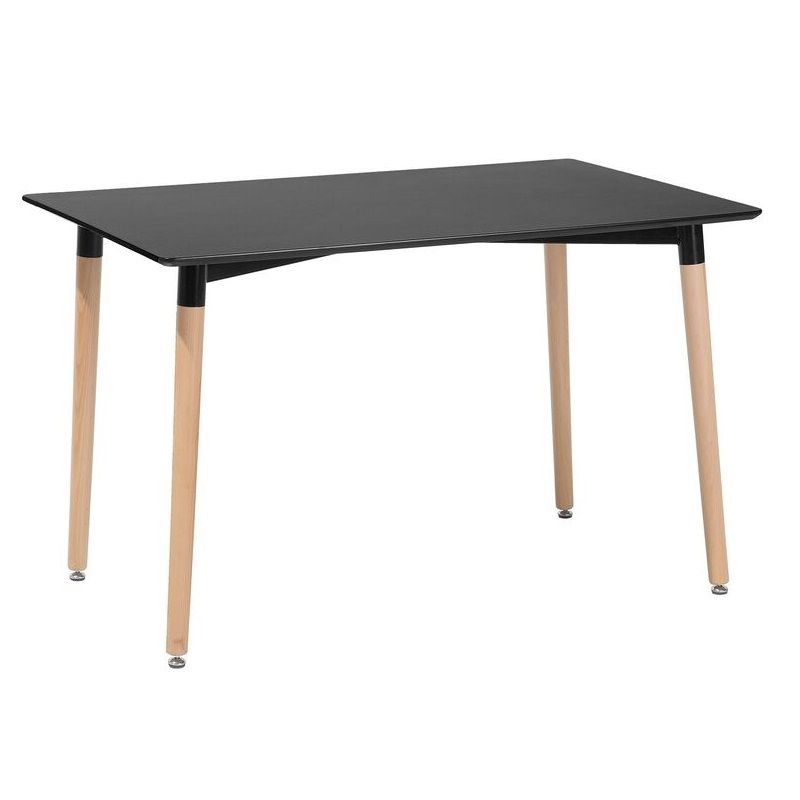 SMTE - Multipurpose Modern Design Rectangular Dining Table - 120cm - Black