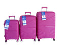 SMTE - Unbreakable Travel Luggage 3 Piece Suitcases SpinnerPink