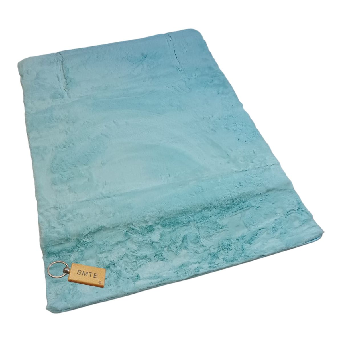 SMTE - Quality Maxsoft Rabbit/Bunny Skin Fluffy Rug With KeychainSky Blue80 L x 150 W cm