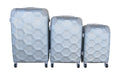 SMTE - 3 Piece Luggage Set - Silver
