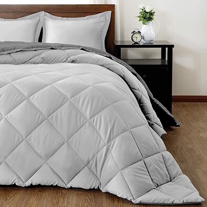 SMTE - Reversible Comforter - White/Grey