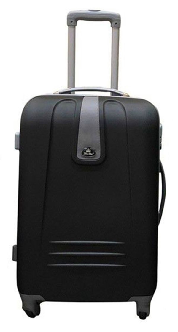 SMTE - 1 Piece Sleek Luggage 19" - Black