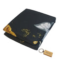 SMTE - Luxurious Microfiber Bed Sheets: 150x189cm+ KeyringBlack Butterfly