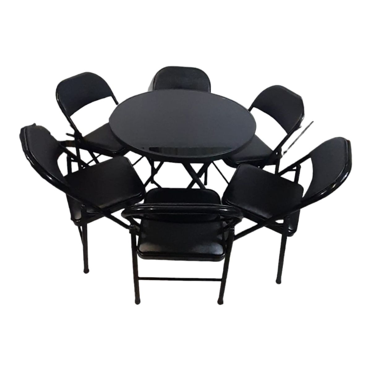 SMTE - 6 Folding Chair Outdoor Dining Table ComboTpb3