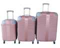 SMTE - 3Piece Travel 28Inch Luggage Suitcase Bag SetStylisRose Gold