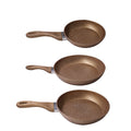 SMTE - Convertible Granite NonStick Fry Pan 3 Piece Set20, 24 and 28cmGold