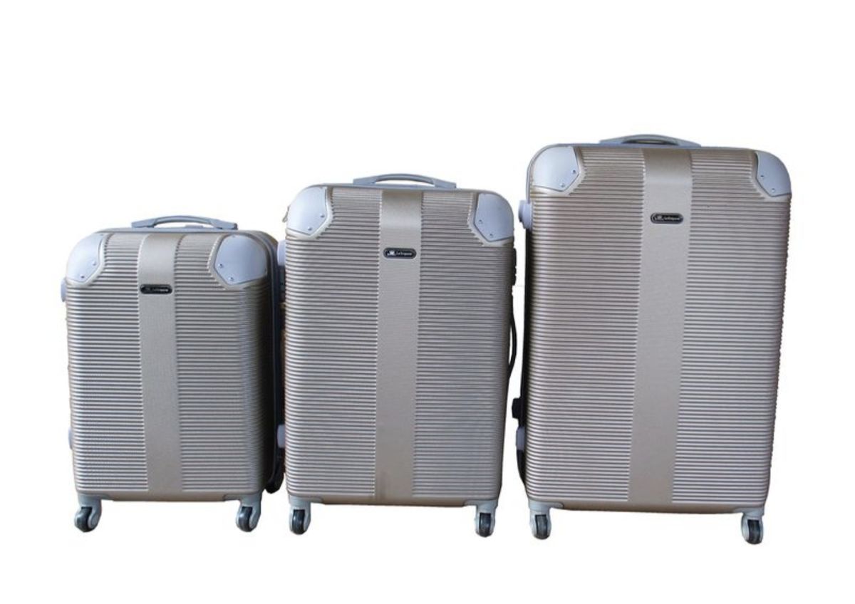 SMTE - Expert Travel Ware - 3 Piece Luggage Set - Gold