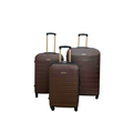 SMTE - 3 piece Luggage Set Travel PartnerStrong and DurableBrown
