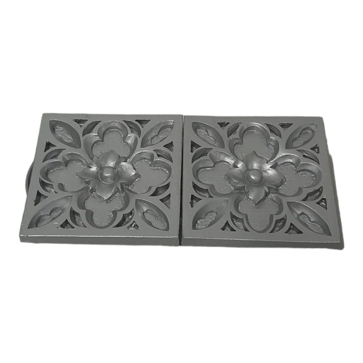 SMTE - High End Design Curtain Tieback - Steal Set of Two STIED 6 - Grey