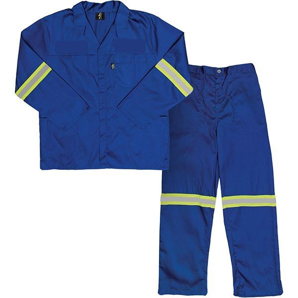 SMTE - Worksuit 2Piece Royal Blue with Reflective Bands on Arms and LegsSA 44