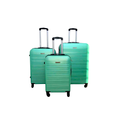 SMTE - 3 piece Luggage Set Travel PartnerStrong and DurableGreen