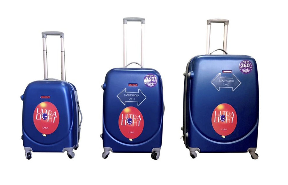 SMTE - Ultra Light ABS Trolley Luggage Set