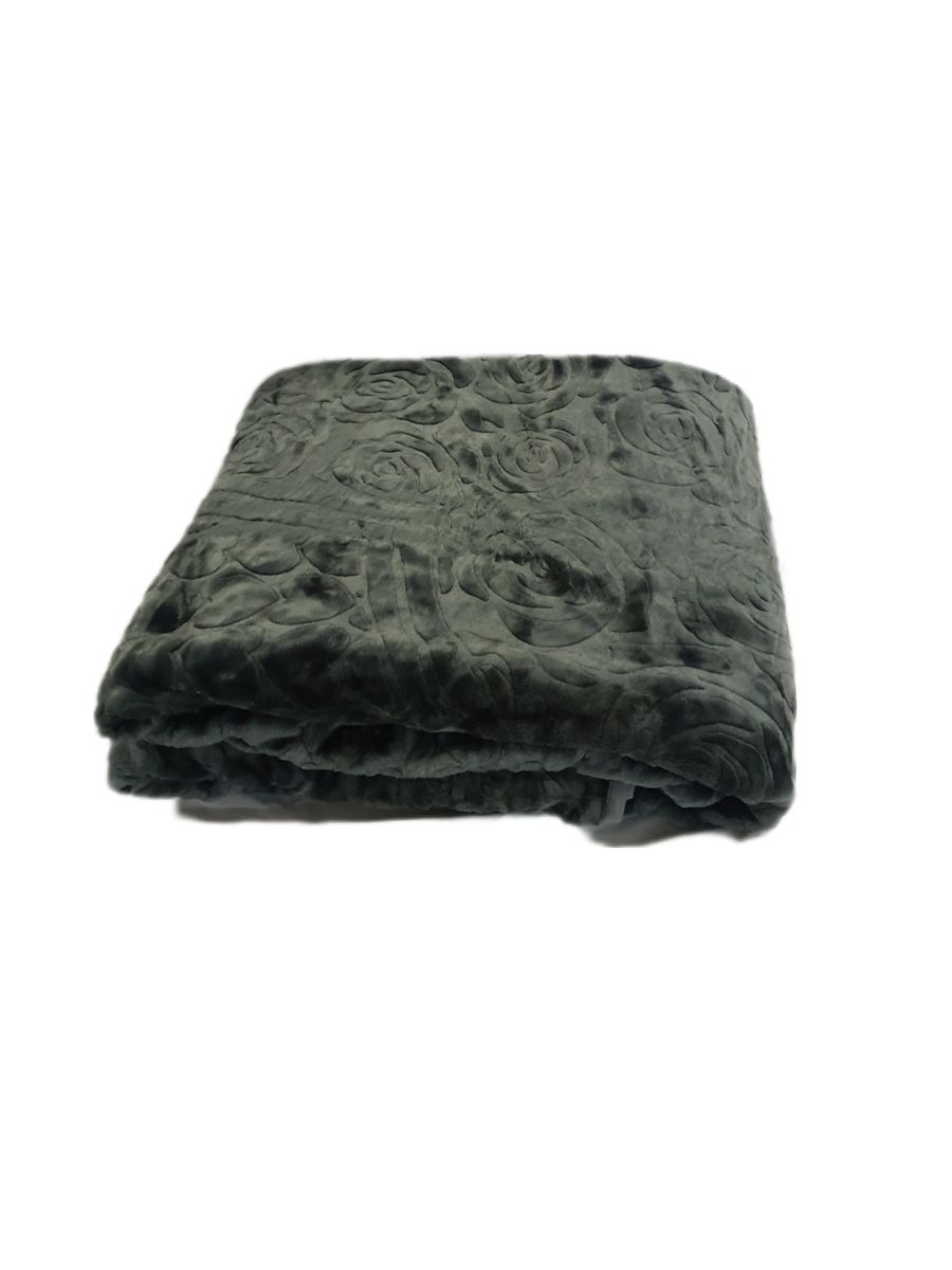 SMTE - Acesa - Quality Mink 1Ply Blanket - Standard - Queen Size - Spanish Grey