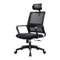 SMTE - HighBack Swiveling Mesh Adjustable Height Office Chair With Headrest 601A