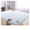 SMTE - New Premium Fluffy Carpet/Rug & Complementary Tieback and KeyringWhite