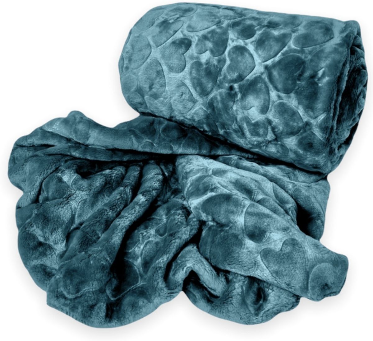 SMTE - Acesa Tieback Premium Quality Fleece Blanket 180x150cm For Winter - Dark Green