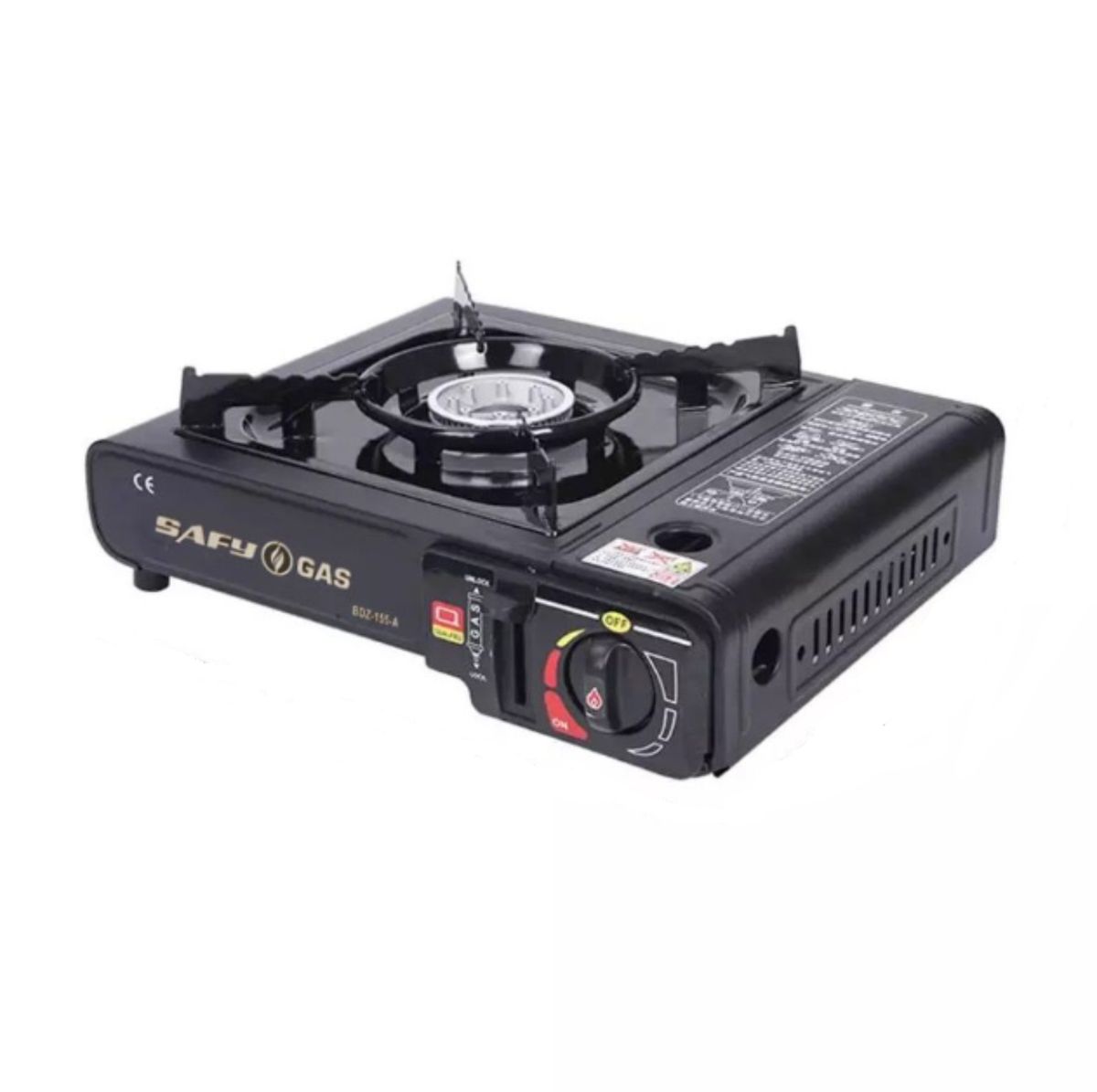 SMTE - Single Burner Canister Camping Gas Stove with Travel Case