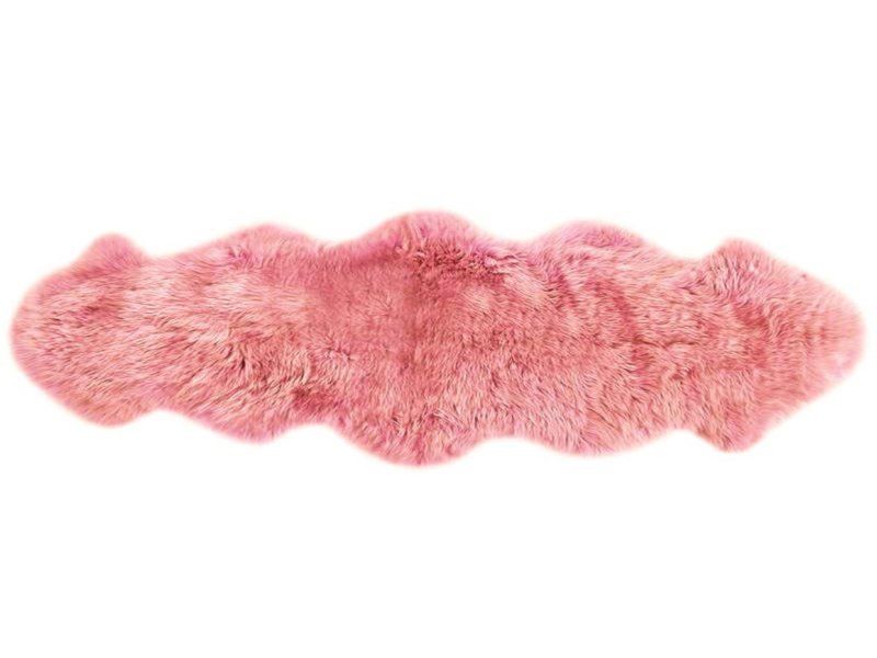 Wavy Silk Rug - Pink