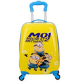 Hand Luggage Cartoon Kids School Bag and Travel Suitcase for Child - Minions