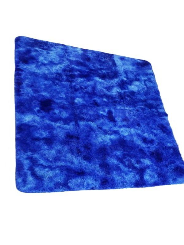Fluffy Carpet - Blue/Blue