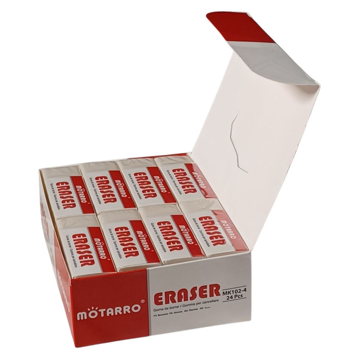 SMTE - Eraser White Set of 12