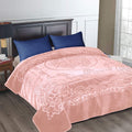Camel - Luxury Mink Blanket 220x200cm - Warm Winter Fleece - Soft Pink