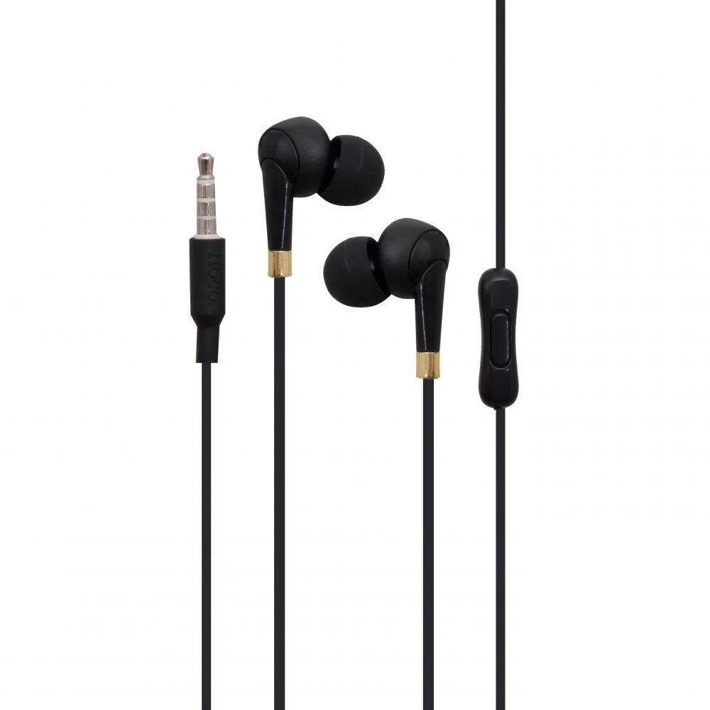 Hoco M58 Wired Earphones 3.5mm with microphone - Black