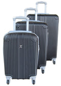 3 Piece Mooistar 27 inch Travel Luggage Suitcase Bag Set - Black