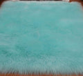 Faux Fur Soft Rug/Carpet - Teal