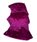 Queen Size Blanket Super Soft Honeycomb Pattern - Purple