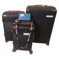 SMTE Galaxy G7 Hardshell Luggage Set - Matte Black - 4-Piece