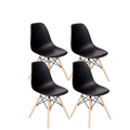 Dining Chairs - Set Of 4 - Black