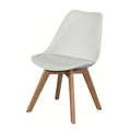 Timeless Classy Padded PU Leather Chair for All Occasions - White