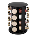 Spice Rack Set, 16-Pieces - Black