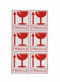 Fragile this way up sticker