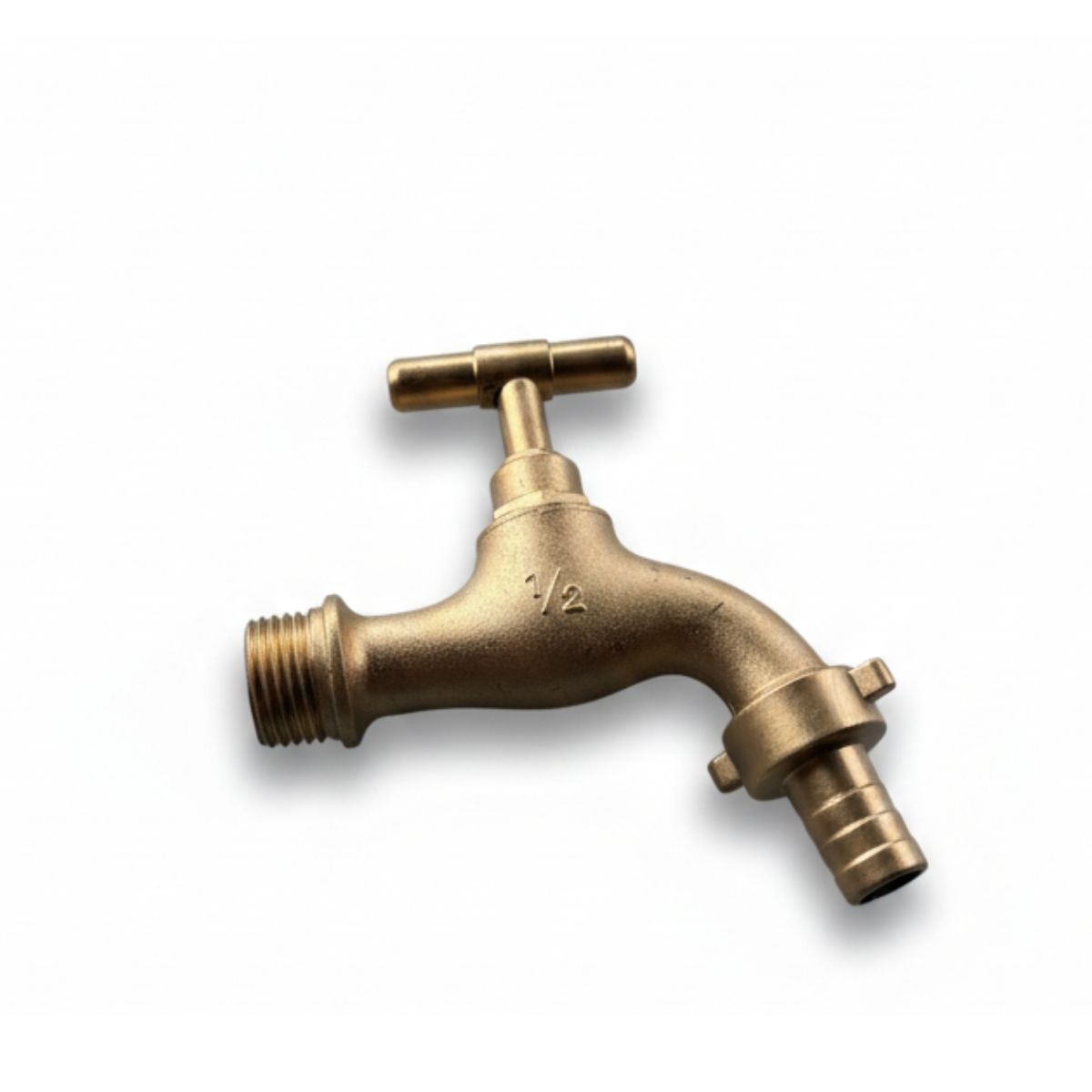 SMTE Copper Plated Kitchen Faucet Single Lever Mixer Tap - Gold