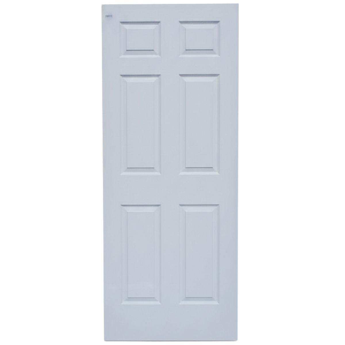 SMTE - 6 Panel Tudor PVC Interior Door, 204 x 82cm - Grey